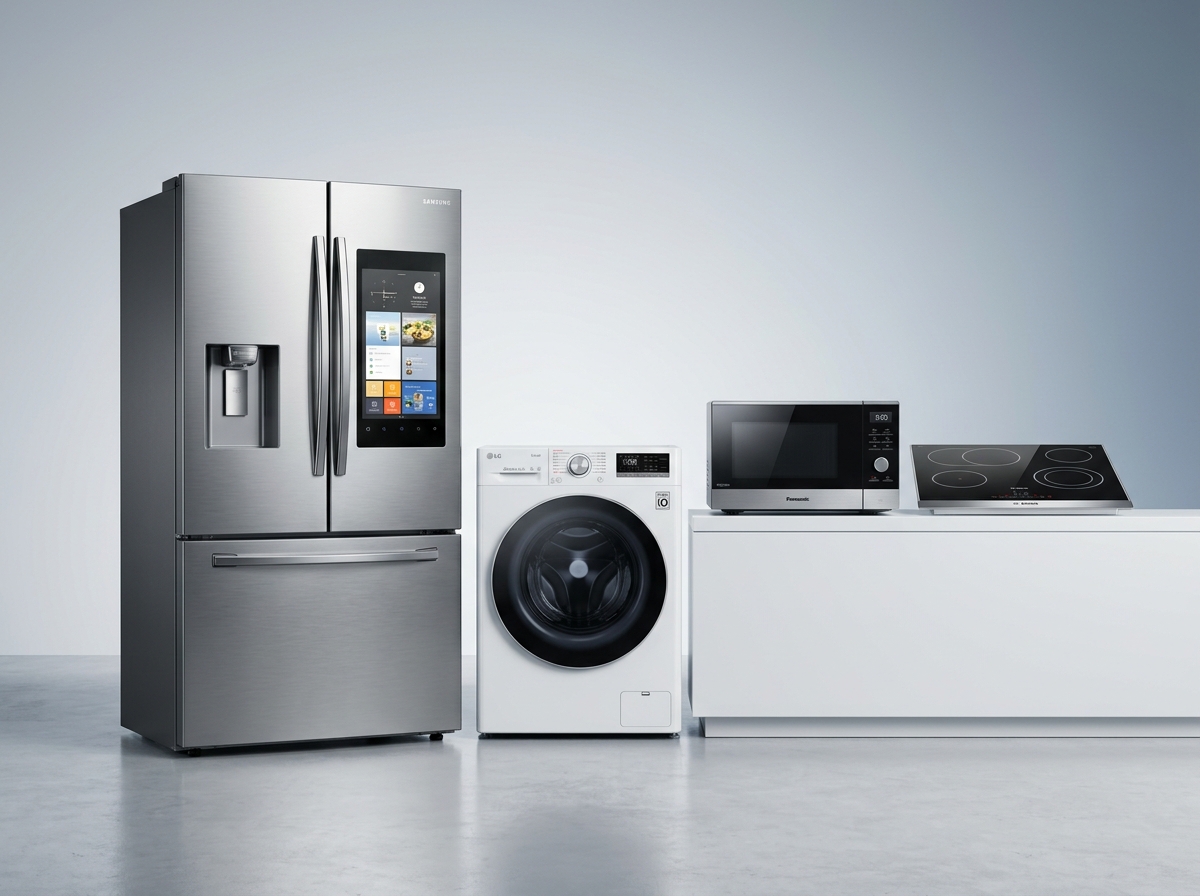 Diya Electronics Appliances Group - Refrigerator, Washing Machine, Microwave, Stove